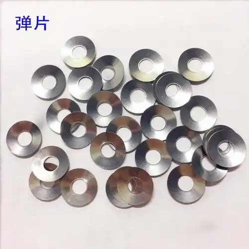 纽扣电池弹片 扣式电池弹簧片 锂电测试专用弹片 304不锈钢弹簧片