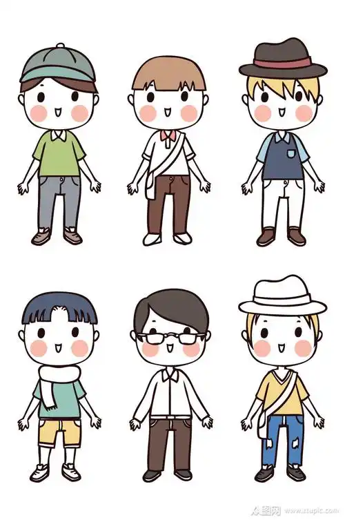 卡通可爱女孩2动漫人物