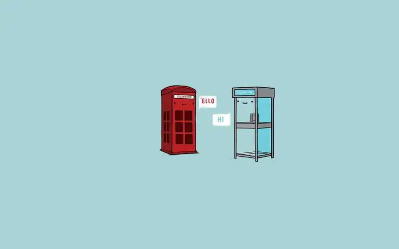 清新可爱纯色卡通风格电脑桌面壁纸