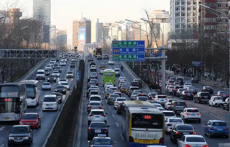 北京春节长假过后晚高峰拥堵