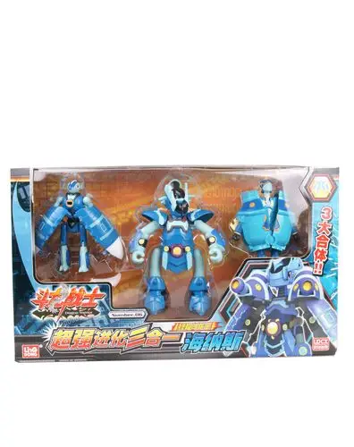 灵动&万代&路霸玩具专场-灵动 斗龙战士超级三合体-海纳斯