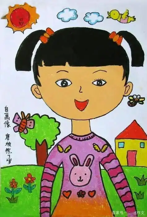 幼儿自画像简笔画男孩男孩自画像简笔画小男孩