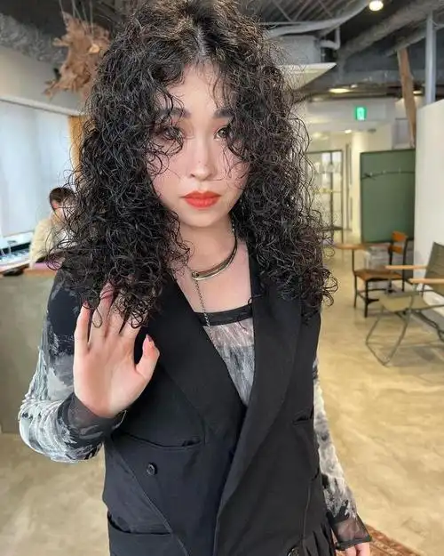 全头烫小卷真洋气