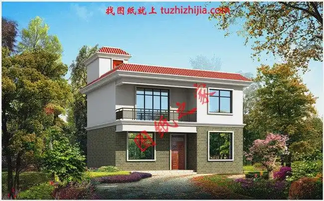 农村二层楼房设计图,造价10万左右,经济又划算