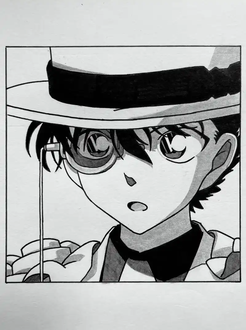 手把手教你画7915怪盗基德.