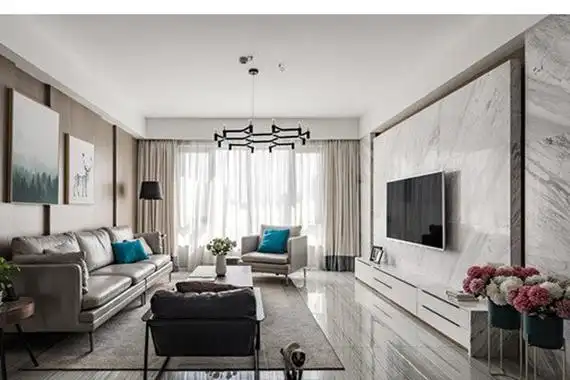 一,客厅天花吊顶造型