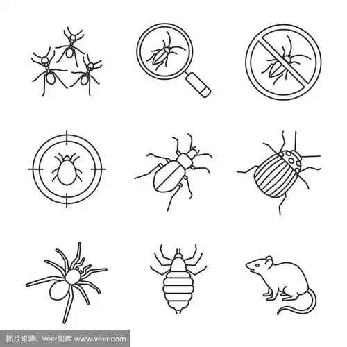 病虫害防治机具,计算机图标,杀虫剂,无人,绘画插图