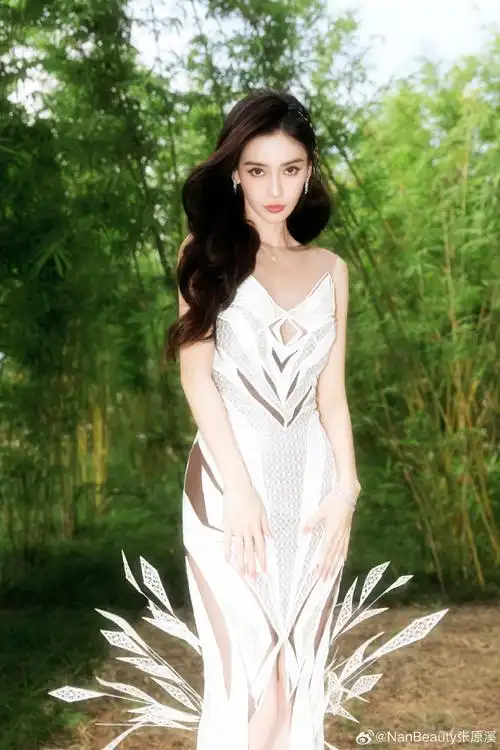 angelababy赛博白战裙##angelababy
