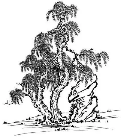 山水白描图案,山水线描图,山水画 - 好网角收藏夹