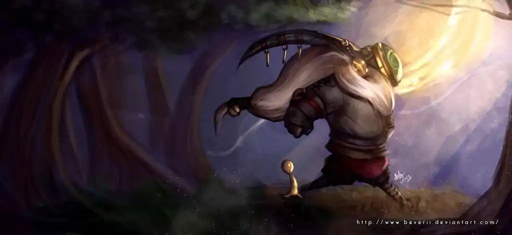 lol新英雄巴德同人画赏析:外型萌叔_lol英雄原画_52pk英雄联盟专区