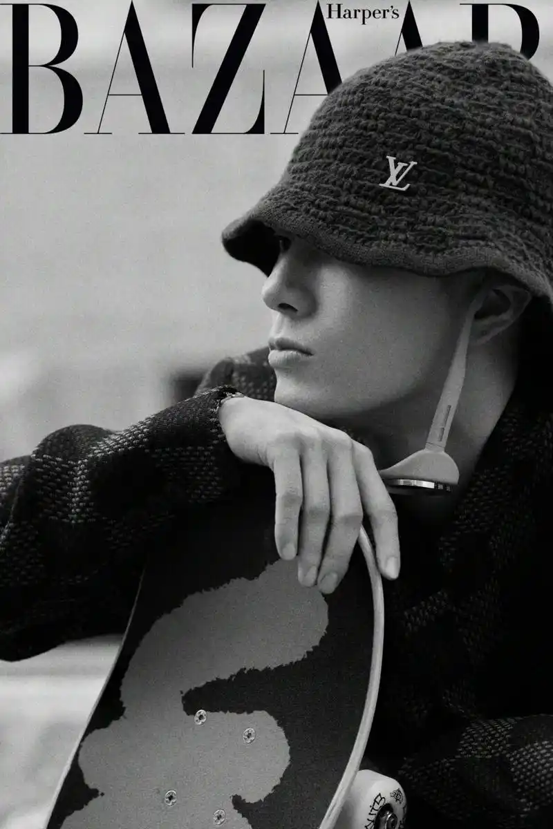 王嘉尔lv品牌代言人  〓提醒〓@王嘉尔 《时尚芭莎》金九刊  74