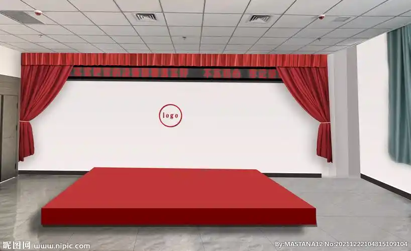室内舞台布置效果图素材图片
