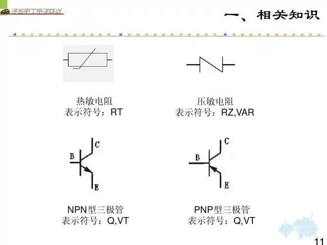 高等教育 理学 电路图详解ppt 一,相关知识 热敏电阻 表示符号:rt
