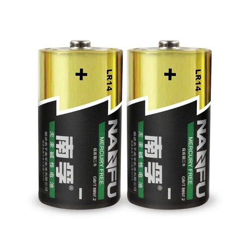 南孚lr14-2b/2号 碱性电池 2节/卡 (单位:卡)
