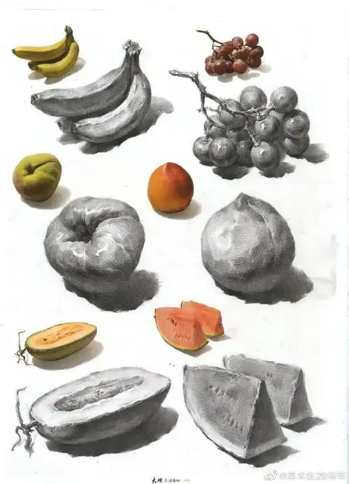 素描静物单个物体塑造#画画##绘画##静物