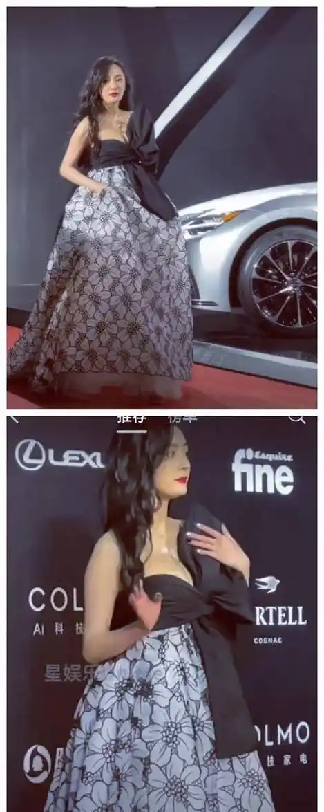 杨幂蝴蝶结好大!