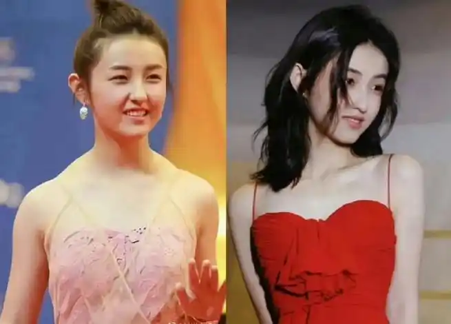 以前的斜方肌也有改善,含胸驼背都没了,张子枫真的在越来越好啊!