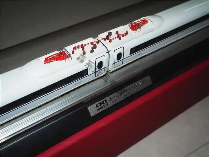 复兴号高铁模型智能绿巨人和谐高铁火车仿真模型cr400afb铁路礼品动车