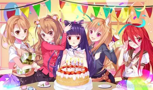 电击文库零境交错黑猫生日派对老婆们的大合照