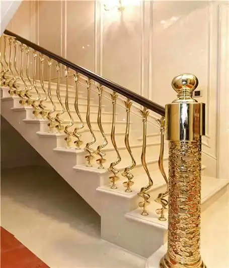 高档别墅铝雕护栏楼梯扶手