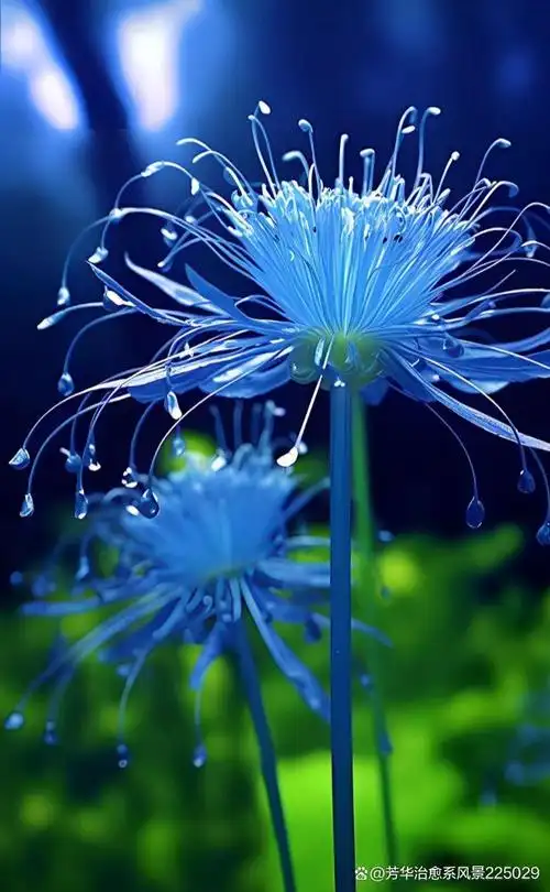 彼岸花,花开无叶,叶生无花;花叶生生相惜,永世不见