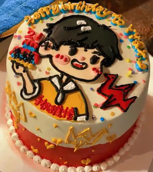 易洋千玺定制蛋糕