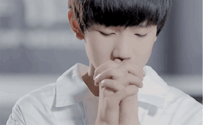 王源gif祈祷gif帅气gif男神gif