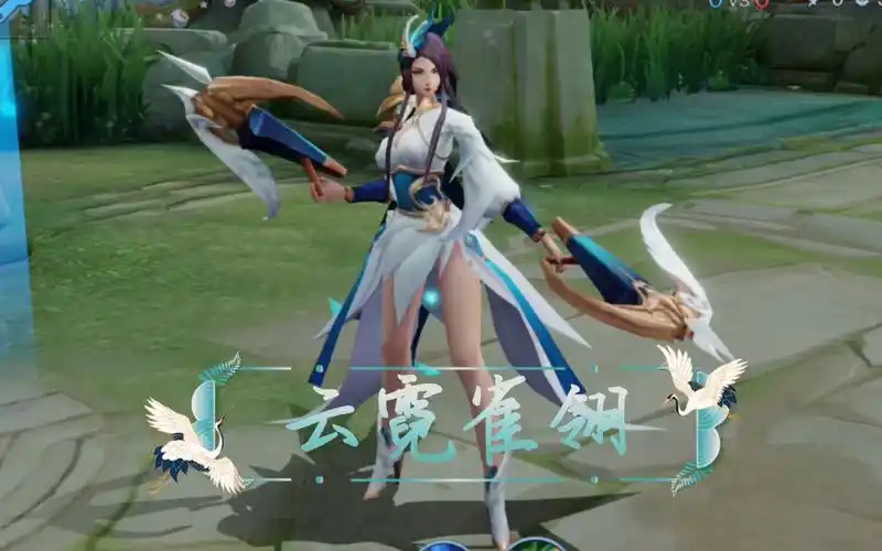 王者荣耀3d视角下的虞姬-云霓雀翎皮肤展示
