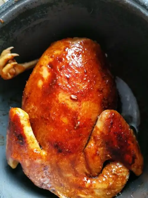 东莞007手机做的电饭锅焗鸡