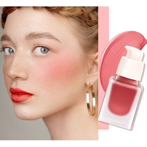 雾感液体腮红 黑黄皮欧美妆修容显气色自然裸妆水润胭脂玫瑰晒红