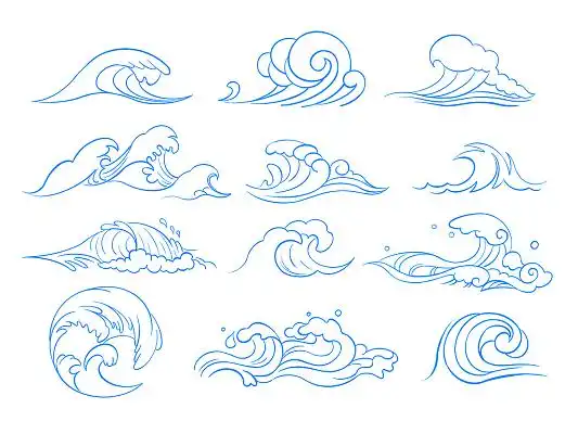 海浪图素材-海浪图图片-海浪图素材图片下载-觅知网