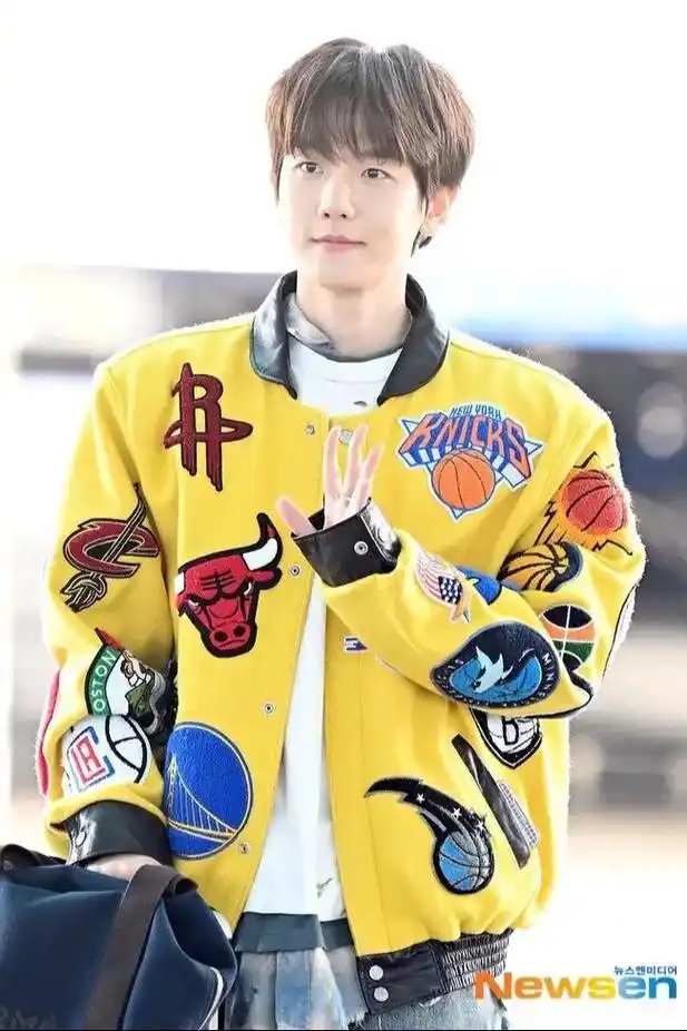 今日仁川机场惊现六代男团新成员!#边伯贤 #机场照 - 抖音