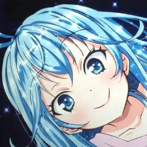 这个蓝头发蓝眼睛的动漫人物是谁?