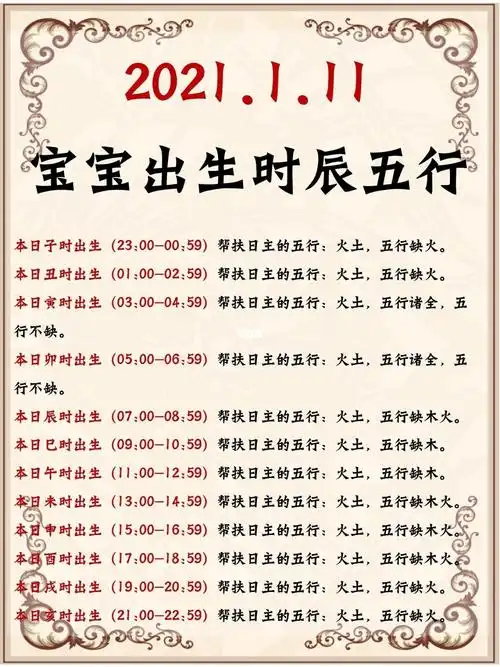 八字分析_男女出生较好的时辰是在几点?(图解)