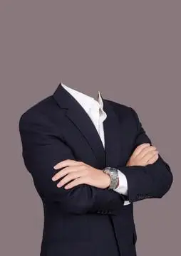 男士形象照半身西装图片