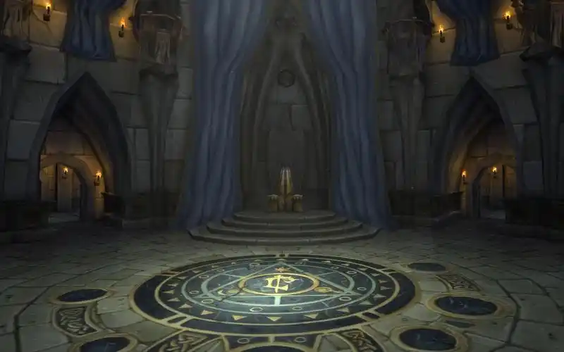 4k魔兽世界10档画质魔兽世界80洛丹伦被摧毁后的景象