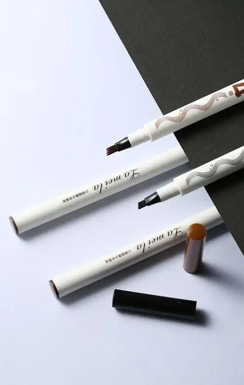 拉美拉微雕水纹眉笔四头分叉防水防汗持久不脱色画眉学生2020