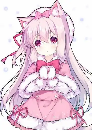 可爱猫耳少女简笔画猫耳美少女简笔画雷姆拉姆猫耳q版简笔画