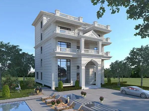 三层半及以上欧式-湖南中科别墅建筑有限公司