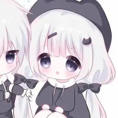 甜蜜简单动漫情侣头像可爱一对