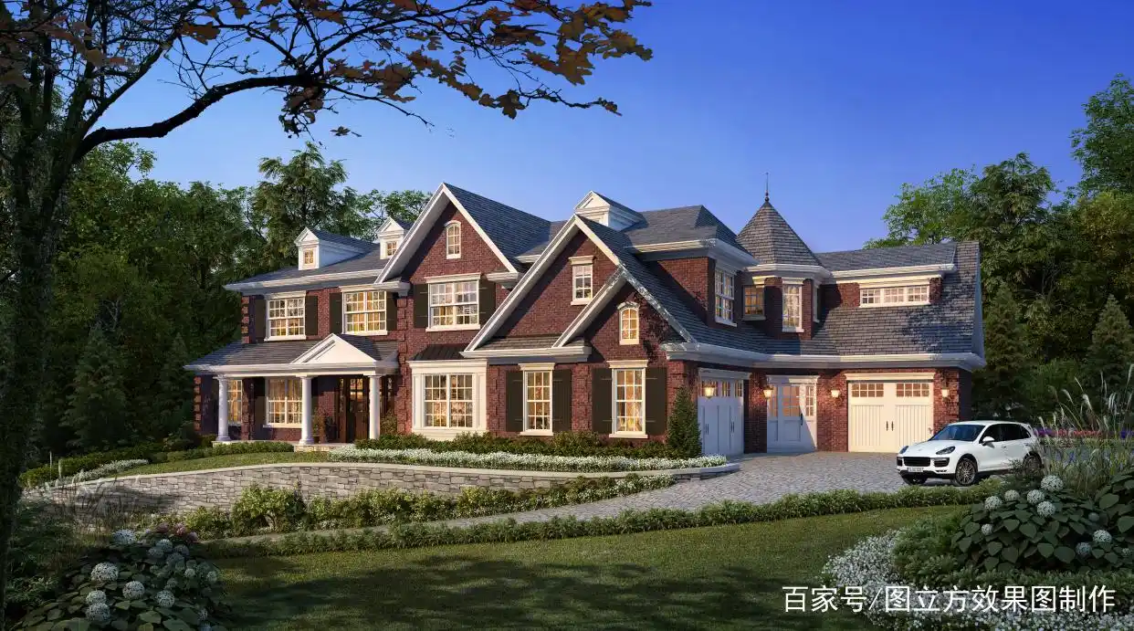 欧式别墅外观图片效果图
