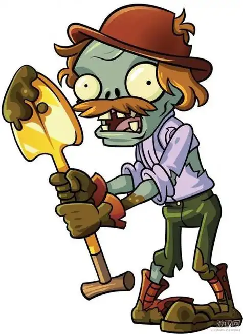 牛仔僵尸简笔画