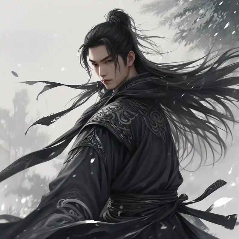 古风男生头像,帅气冷酷,快保存92 这组古风男生头像,每一款都散发着