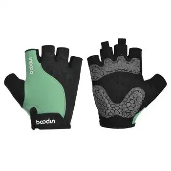 自行车骑行手套夏季boodun夏季骑行手套半指减震透气公路车山地自行车