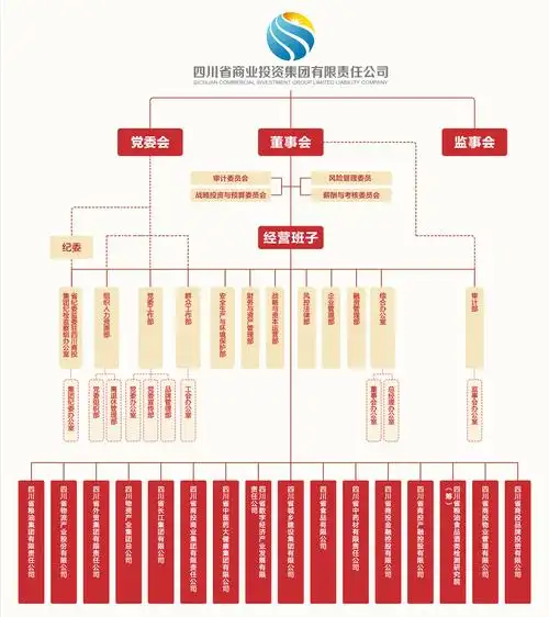 四川省商业投资集团有限责任公司组织架构