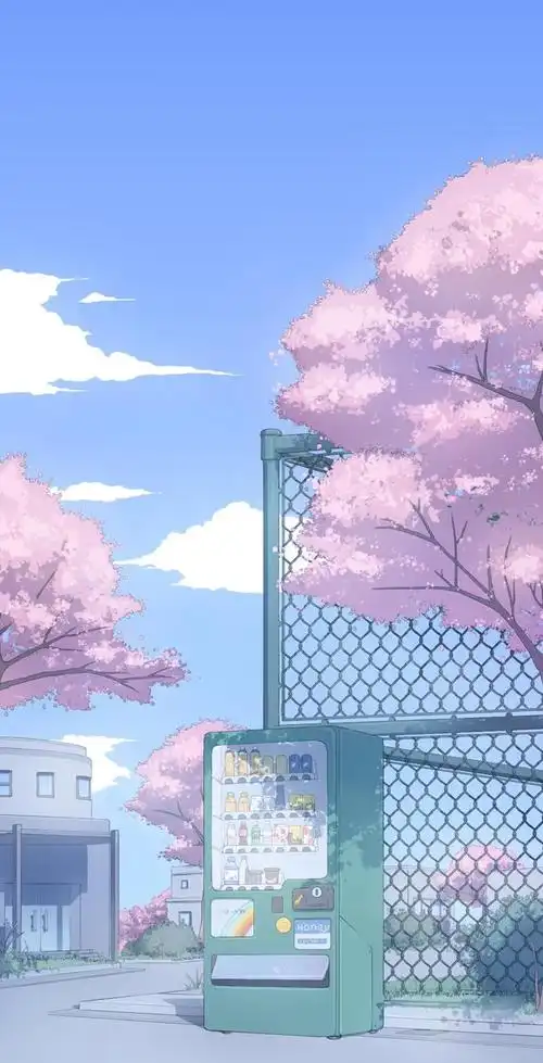 日系动漫场景壁纸,清澈美好的校园
