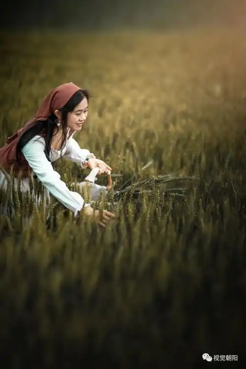 辽宁朝阳摄影师吴亚凯拍摄的《人像74麦田之美》巧妙地将人物置身