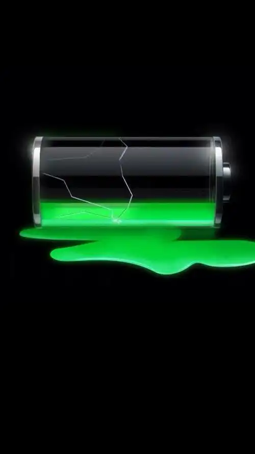 简约设计手机电量创意手机壁纸