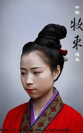 【汉族女性发型】春秋早期 双笄挽髻发型