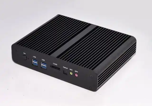 占美i74650u/5500u无风扇迷你电脑小主机客厅htpc整机i3i5 c1037u